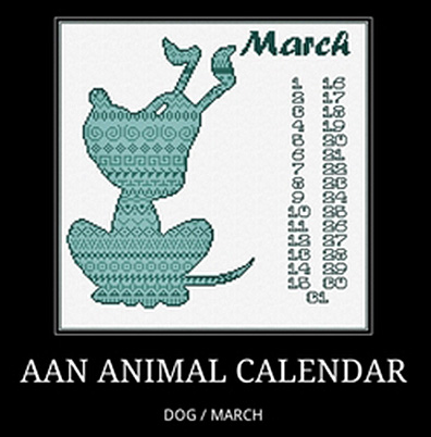 Animal Calendar - Dog March